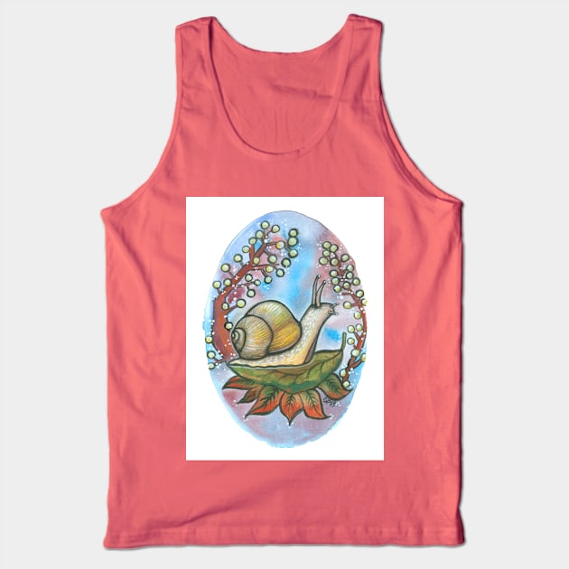 Snail Tank Top by StephaniePerryArt